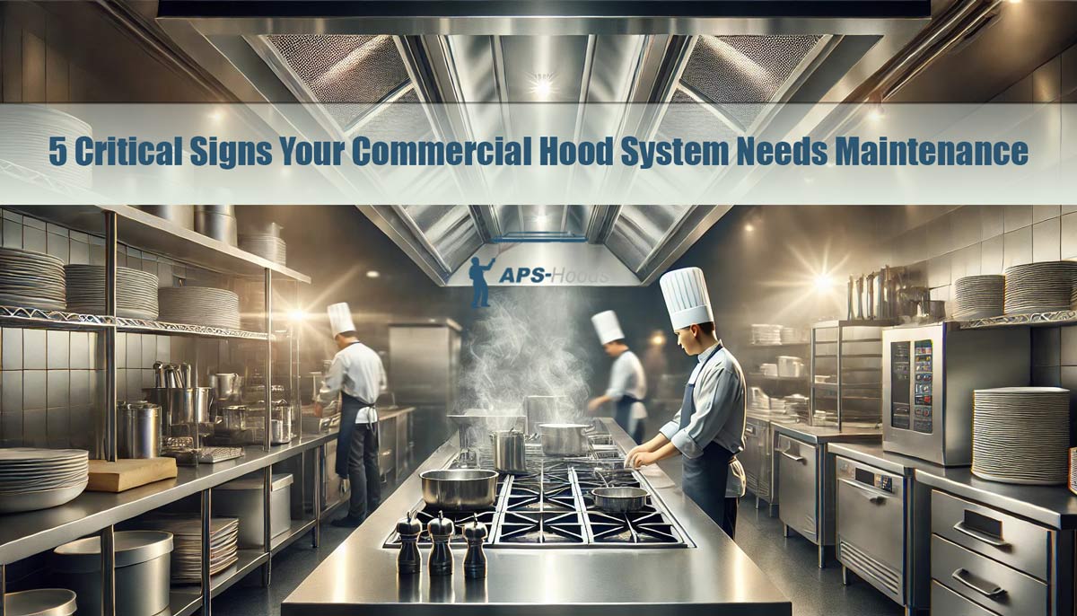 5 Critical Signs Your Commercial Hood System Needs Maintenance | APS-Hoods